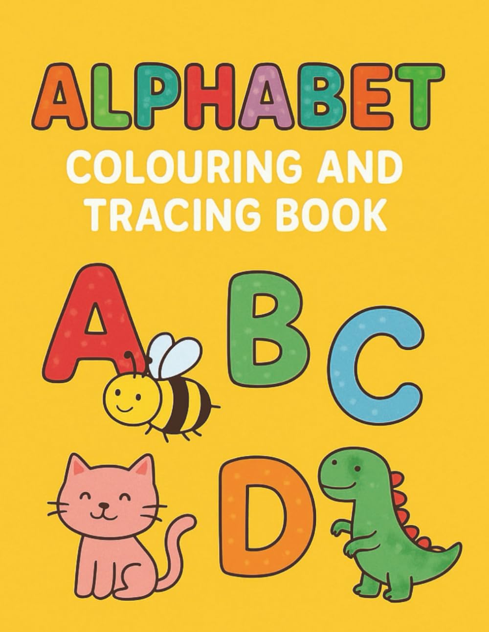 ALPHABET TRACING AND COLOURING BOOK
