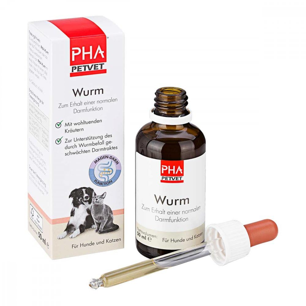 PHA Wurm Tropfen f.Hunde/Katzen,50ml