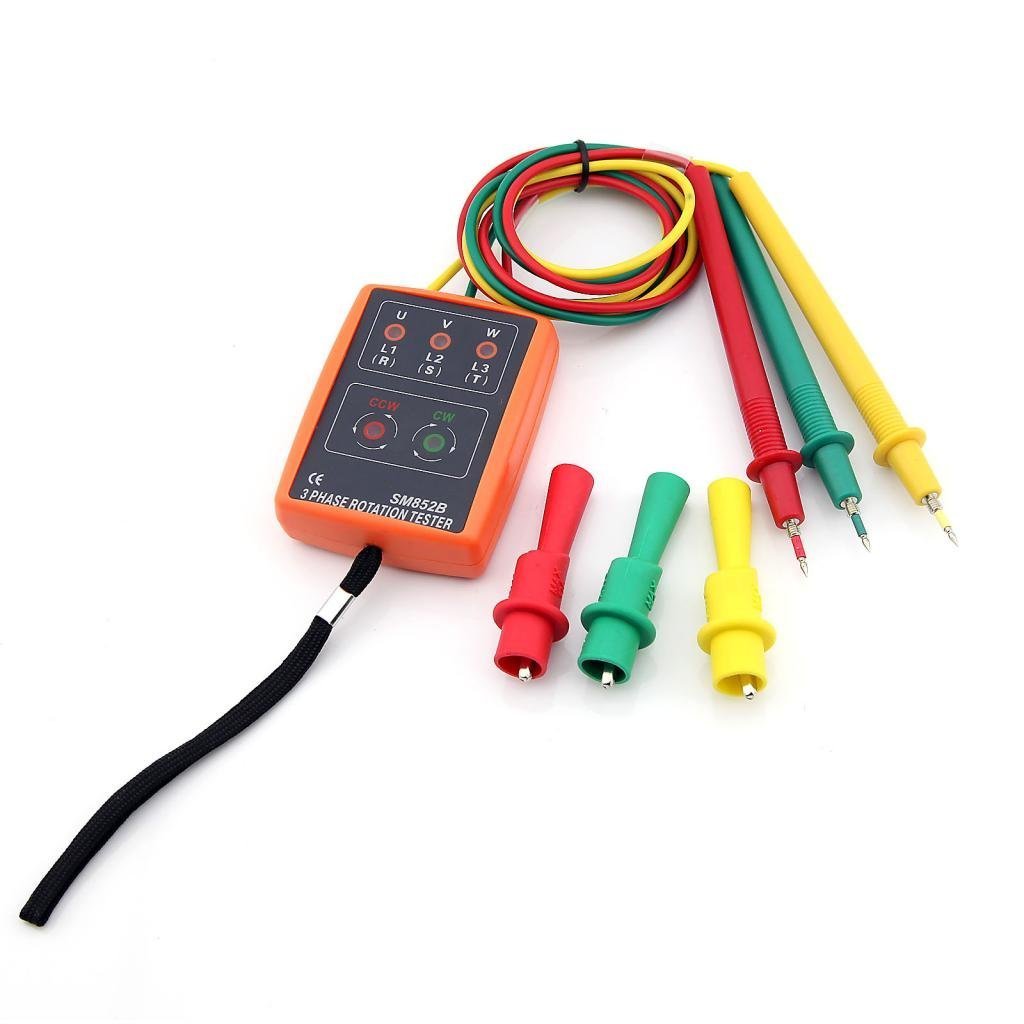 Tester Trifase Tester Sequenza Di Rotazione Trifase SM852B - Rilevatore