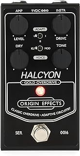 Origin Effects Halcyon Gold Overdrive Pedal - Black Edition
