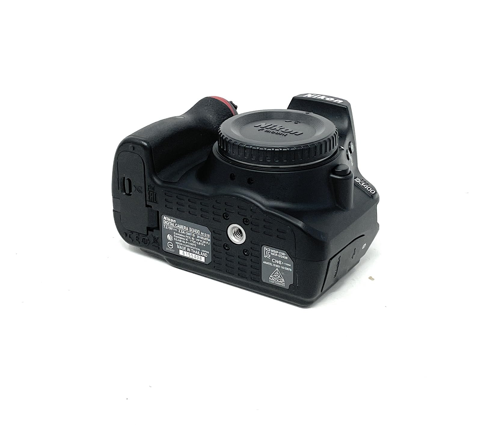 Nikon D3400 cuerpo - Cámara réflex digital de 24,2 Mp (pantalla LCD 3”, vídeo Full HD), color negro [Versión Europea]