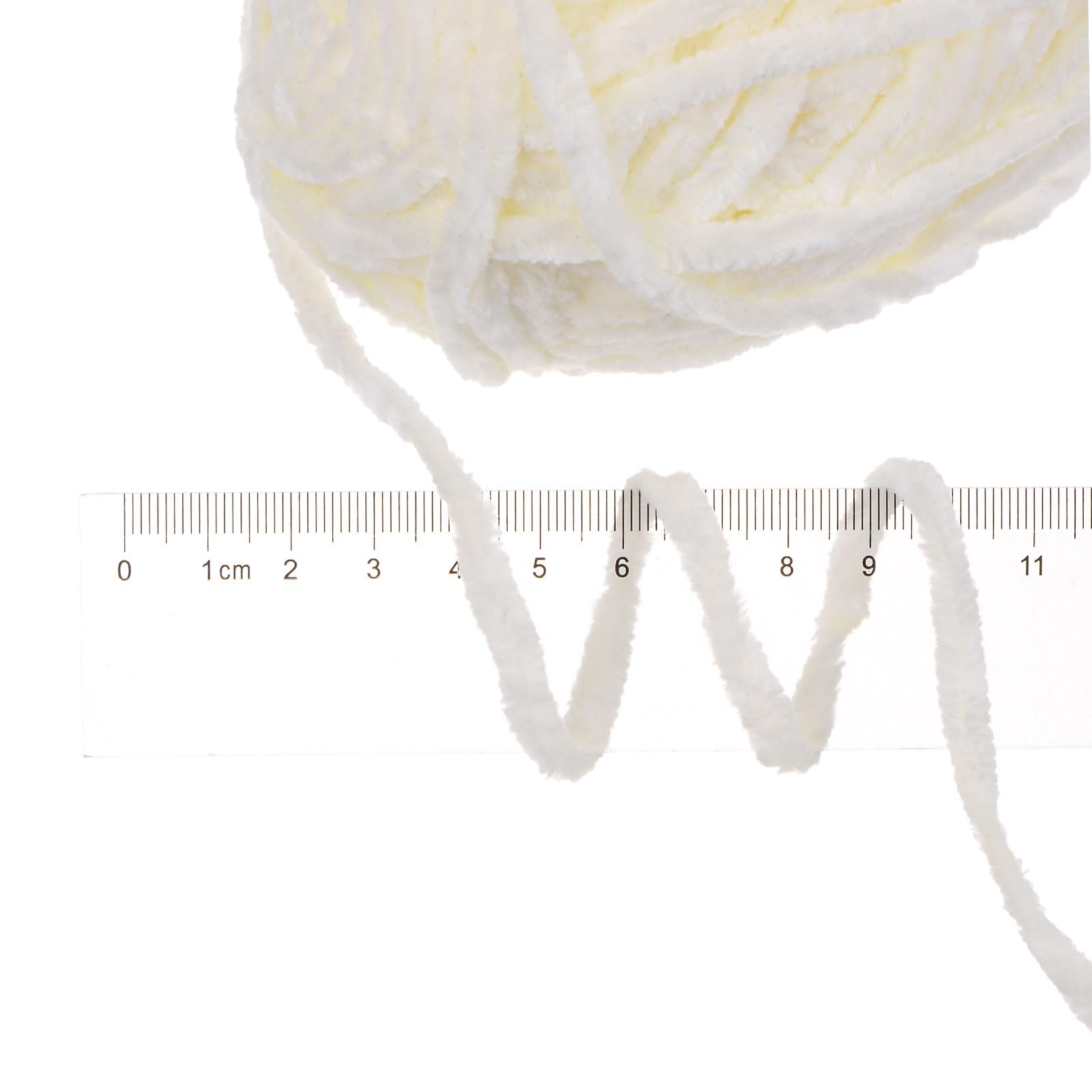 Amazon | uxcell 2撚り ベルベット糸 シェニールヤーン 毛布糸 2x100g