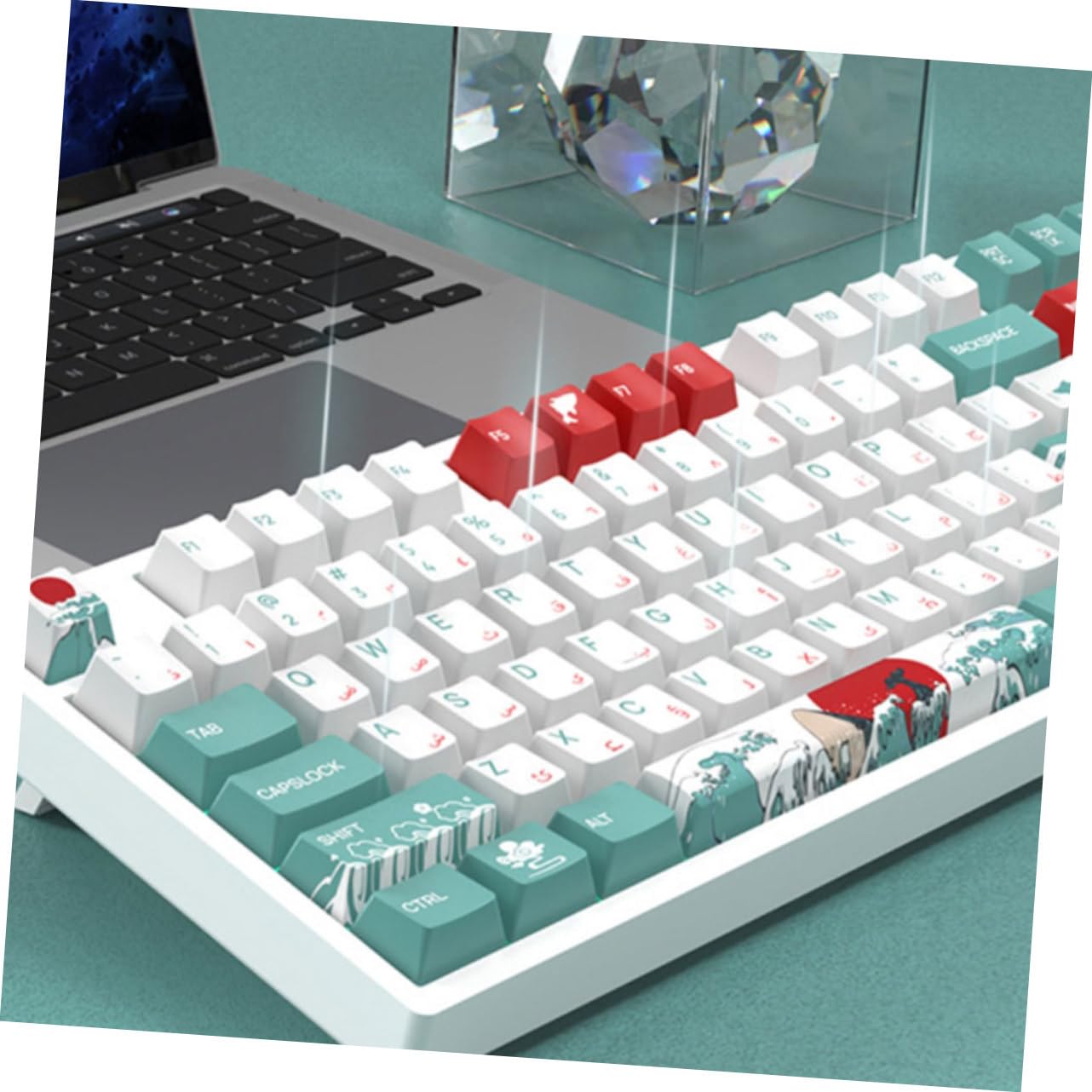 Set di Keycap per Tastiera Meccanica Pbt Xda 129 Pezzi