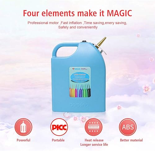 Miniatura 2 de Inflador eléctrico portátil de globos, bomba de globo eléctrica recargable, modelo de torsión, bomba de globo eléctrica, soplador de globos de aire