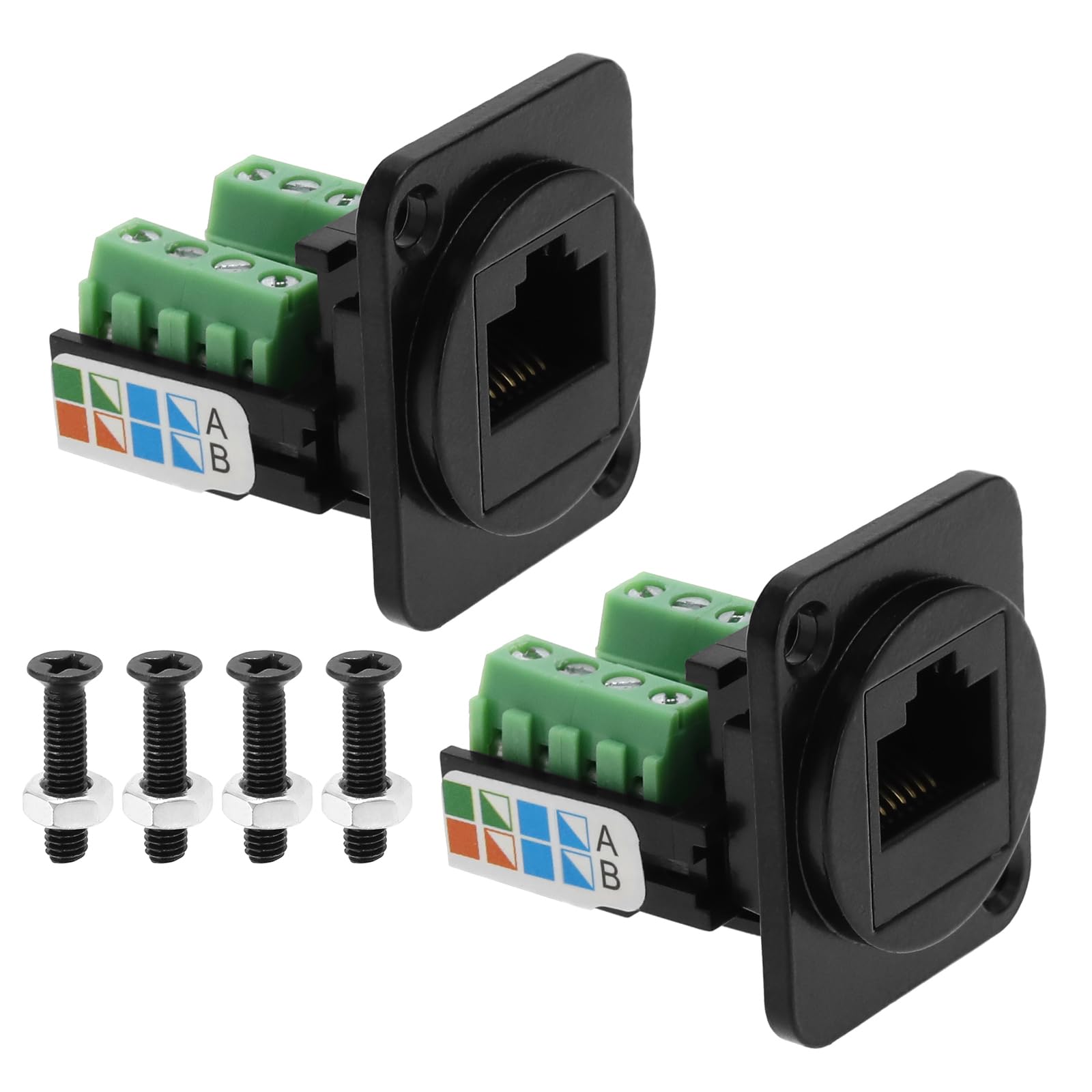 Adattatore DB9 pin Femmina Terminal Block 10 pin - Connettori e Accessori D-SUB - Adattatori e