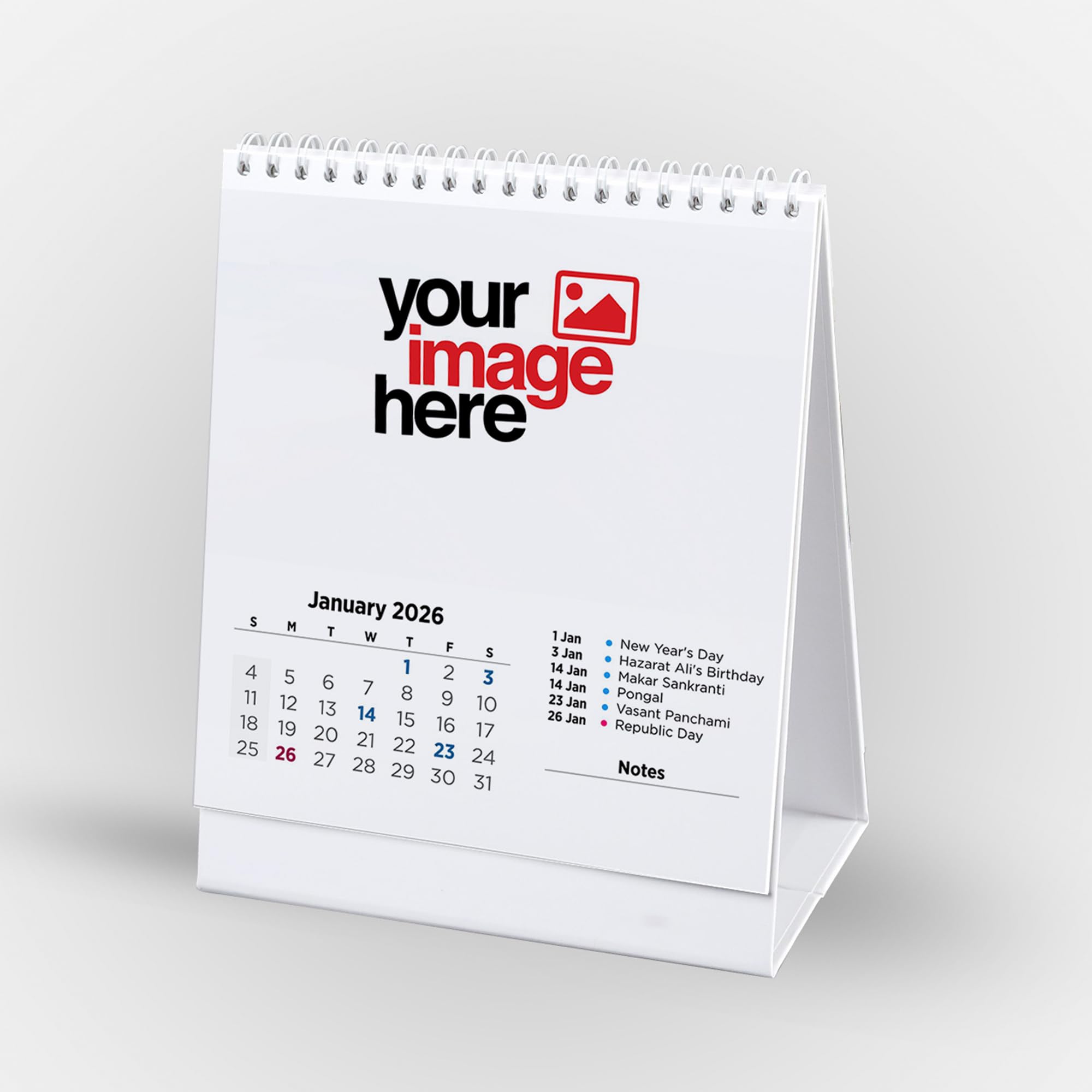 Visual Creation Personalized Table I Desk Calendar 2025 with Personalized I Customized Photographs-image-48