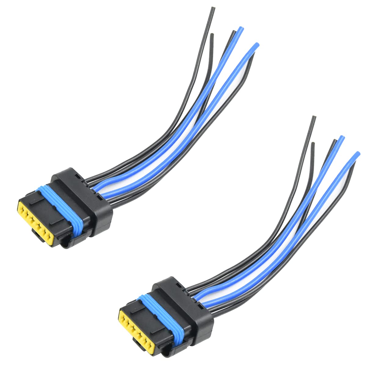 2 Enchufar Conector del arnés de cableado del motor del módulo de ventana compatibles con Renault Clio Mk3 Espace Mk4 Megane Mk2 Grand Scenic 288887 440726 440746 440788