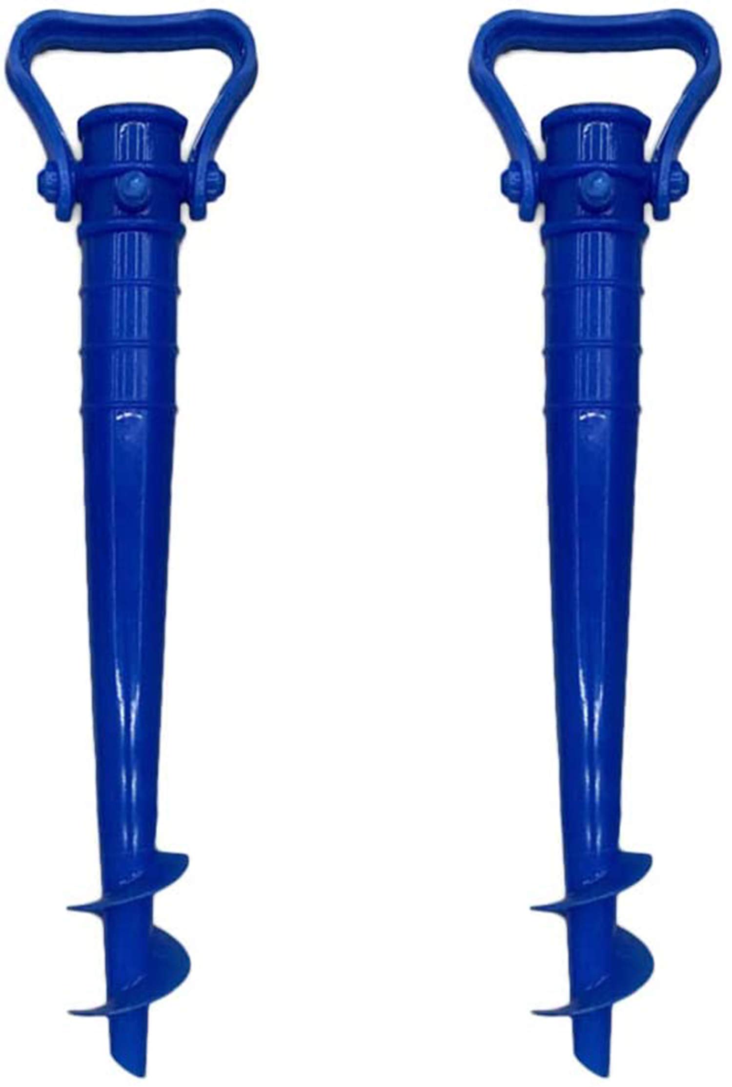 Excefore Beach Umbrella Anchor, Adjustable Umbrella Sand Anchor Spike Stand Holder for Fishing Pole Sun Beach Grass Picnic Garden Patio