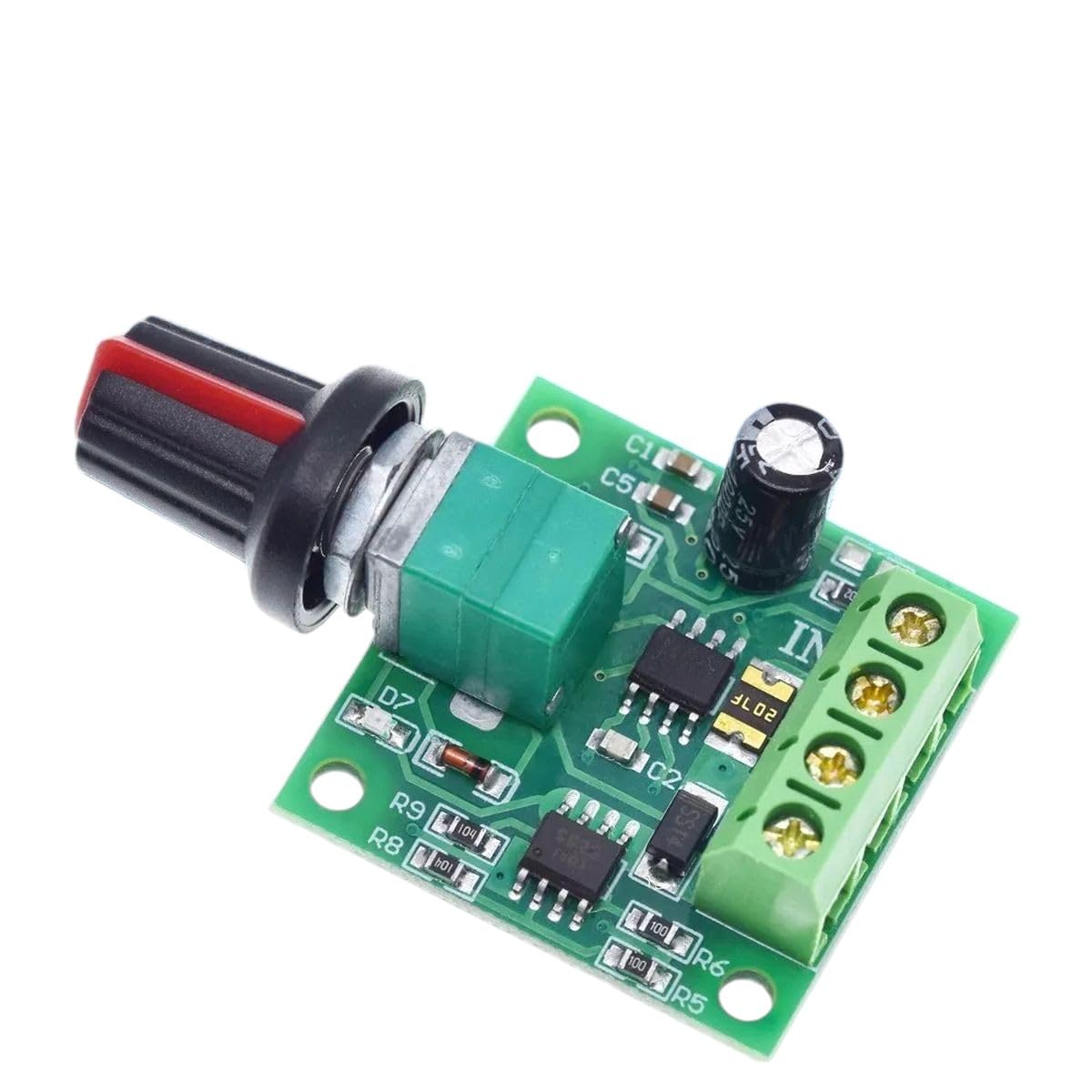 New for DC 1.8V 3V 5V 6V 12V 2A PWM Motor Speed Controller Low Voltage Motor Speed Controller PWM 0~100% Adjustable Drive Module