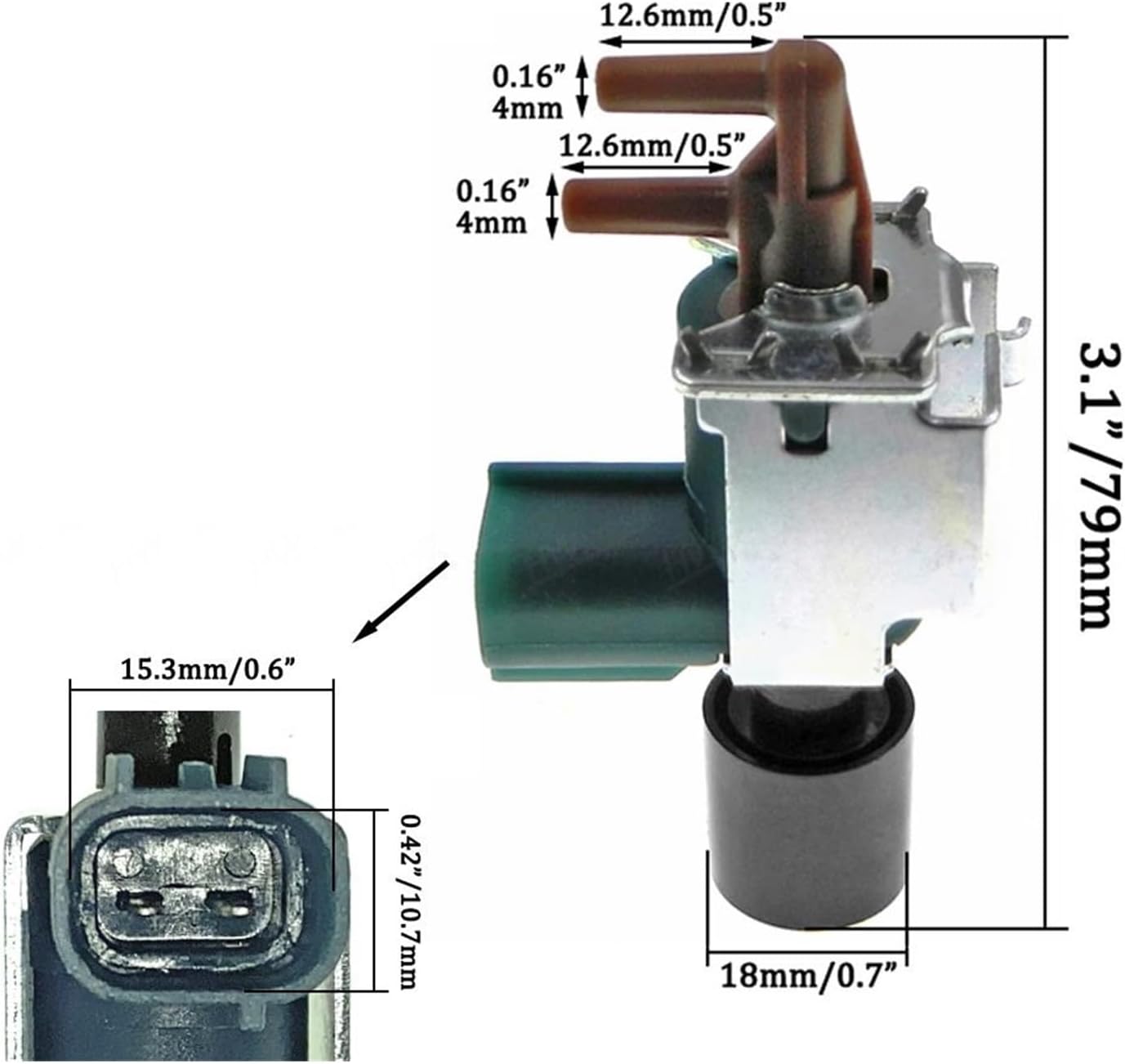 Vacuum Switching Valve Assy fits for Toyota 25860-30070 2586030070 25860 30070 Canister Vent High Mass