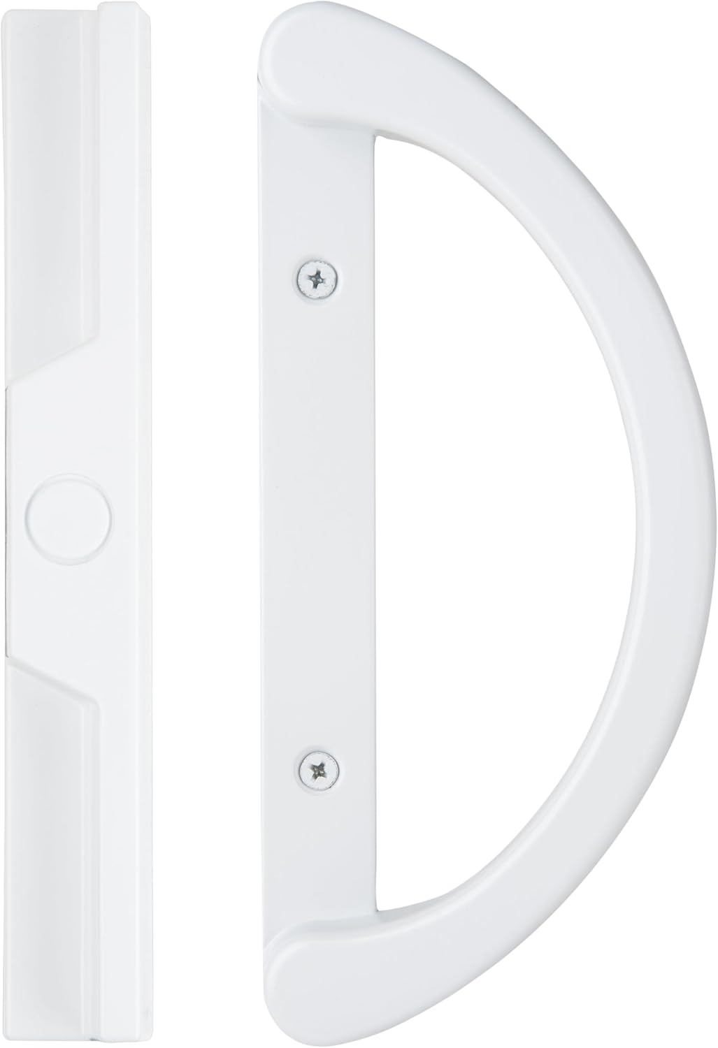 Wright Products Patio Sliding Door Handle Set, Mortise Style, Perfect Replacement for Damaged Sliding Door Handles, Sleek Design, Reversible Design(Non-Handed), White