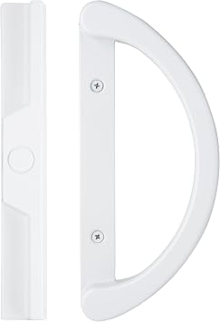 Wright Products Patio Sliding Door Handle Set, Mortise Style, Perfect Replacement for Damaged Sliding Door Handles, Sleek Design, Reversible DesignNon-Handed, White