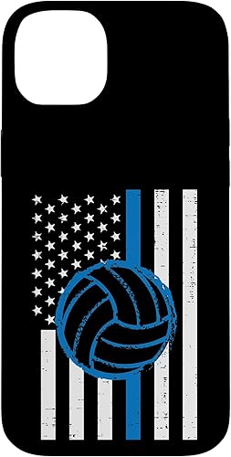 Miniatura 15 de US Flag Blue Line Volleyball Vintage Patriotic Police Cop Case for iPhone 17
