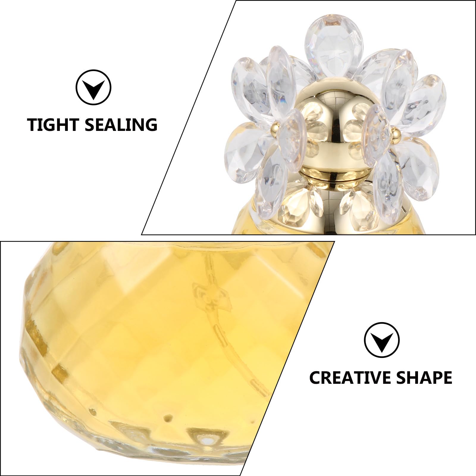 Perfume para Mujer 55ml Fragancia Floral Ligera y Portátil en Vidrio, Adecuado para Usar Después Ducha o Antes de Salir Noche