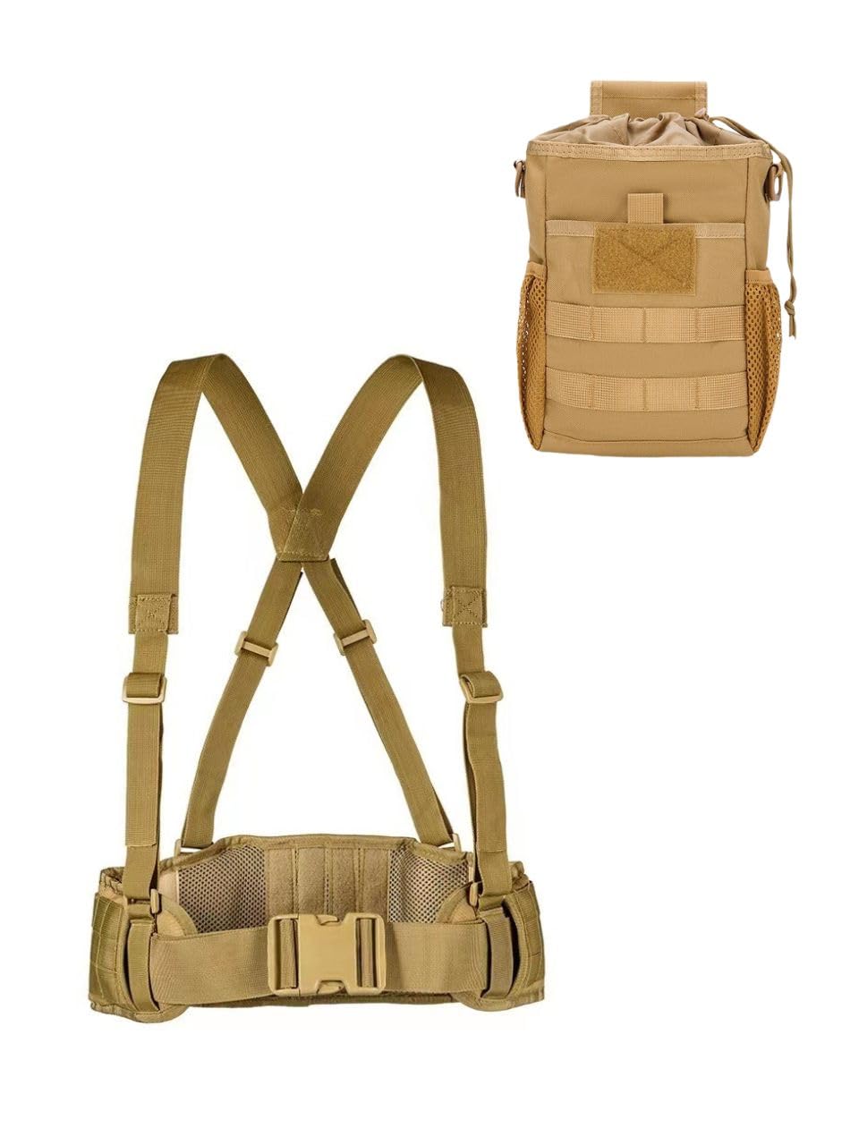 Amazon.co.jp: [CIWS] タクティカル ベルト サスペンダー モール