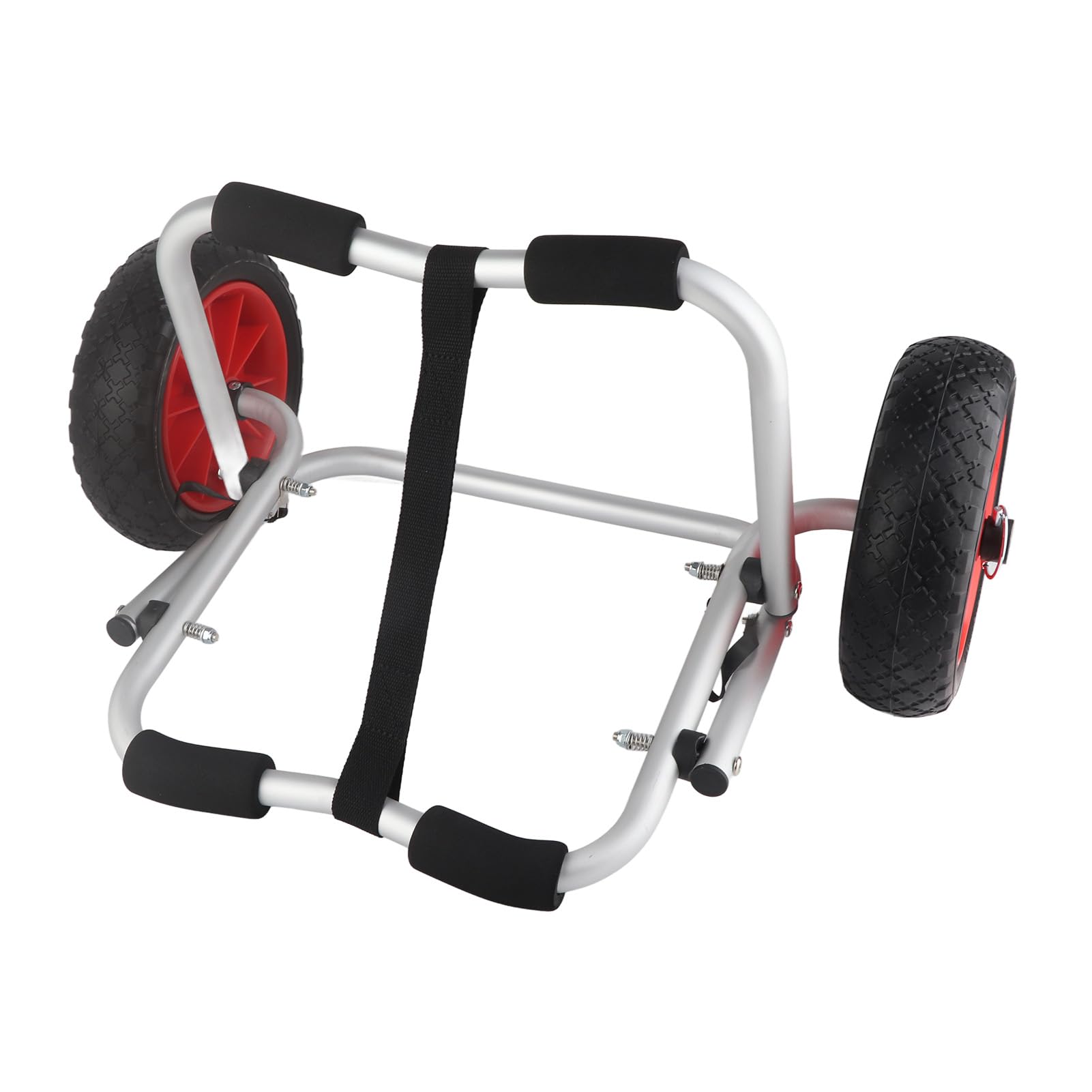 Carrello Kayak Pieghevole con Ruote da 10 Pollici per Il Trasporto