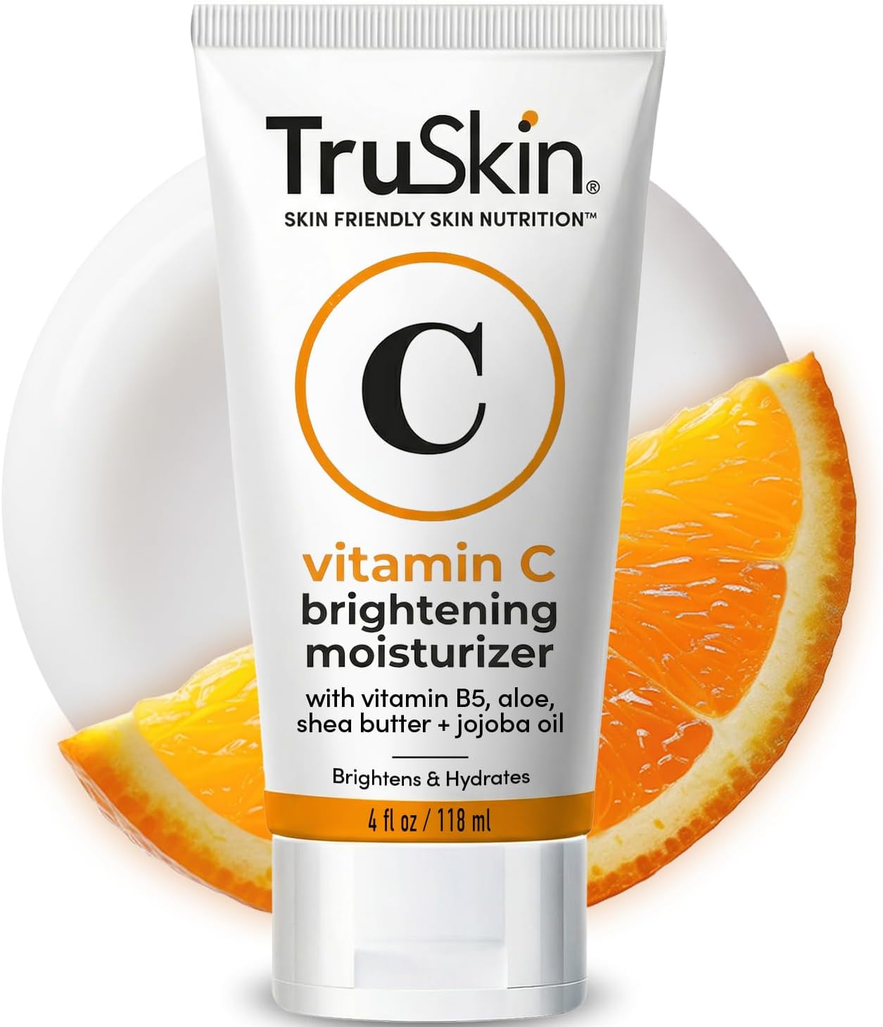 TruSkin BEST Vitamin C Moisturizer Cream for Face - For Wrinkles, Age Spots, Skin Tone, Firming, and Dark Circles. 4 Fl. Oz