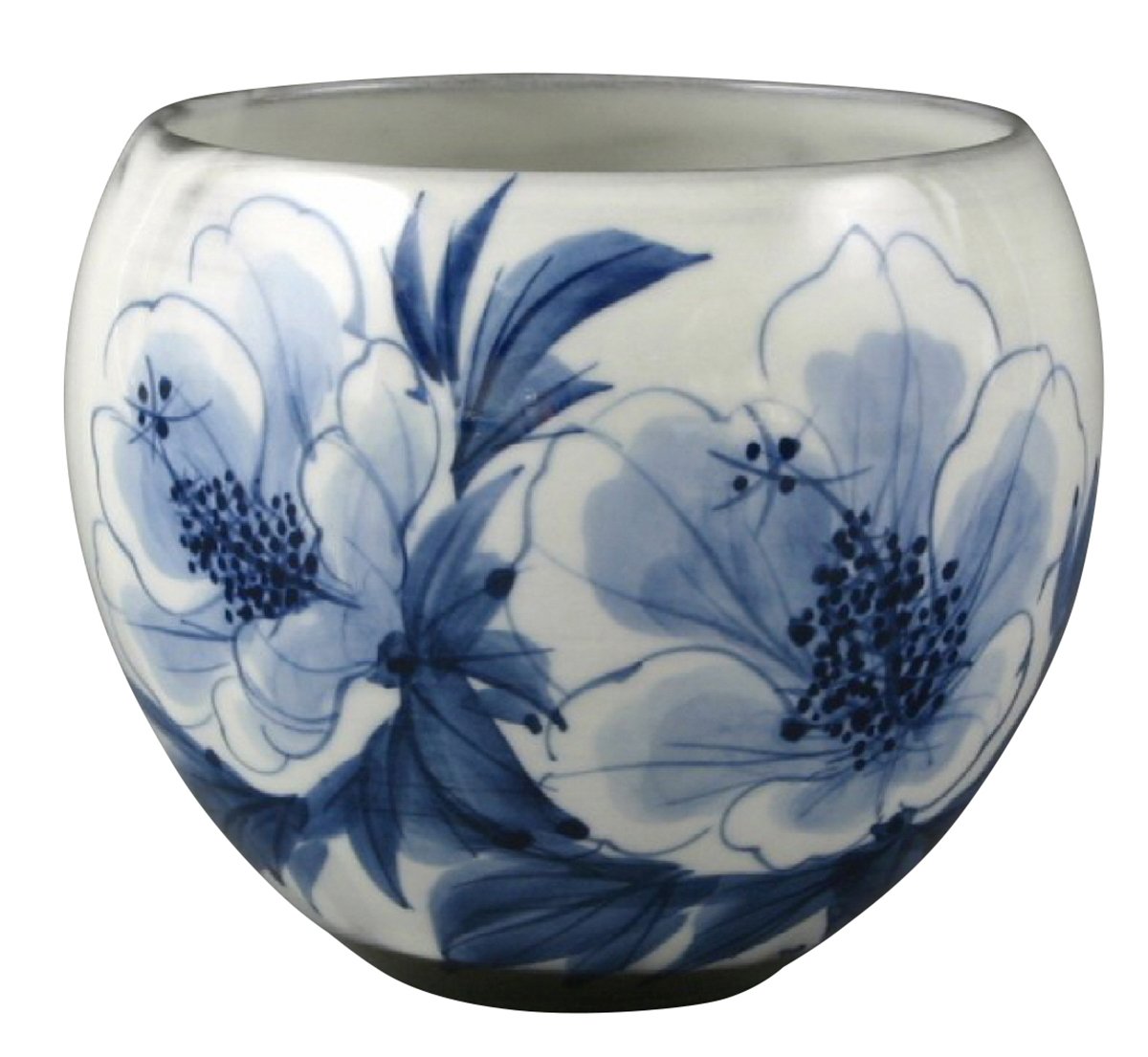 Amazon｜京焼 清水焼 湯呑み ホワイト 直径9cm 陶あん窯 お茶呑茶碗