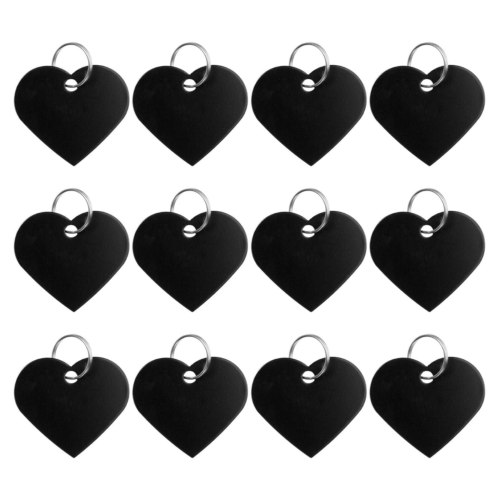 PATIKIL Aluminum Blank Tags 1.3 x 1.5 Inch