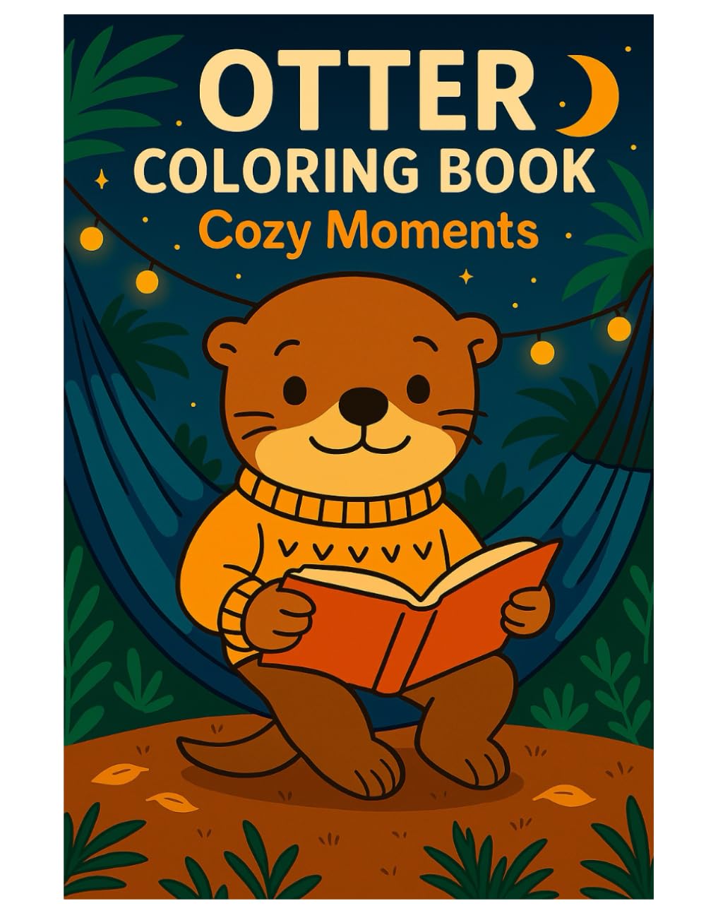 Otter Coloring Book: Cozy Moments – Relaxing Otter Scenes for Kids and Adults: Adorable Otter Coloring Pages with Cozy Forest and Nighttime Themes – Perfect for Relaxation, Mindfulness, and Creativity