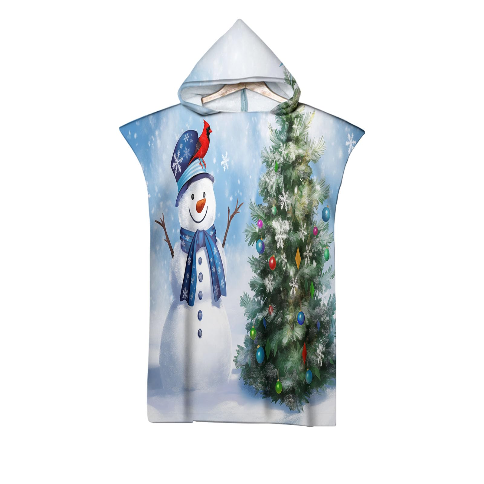 Peignoir à langer microfibre contre le froid poncho surf adulte