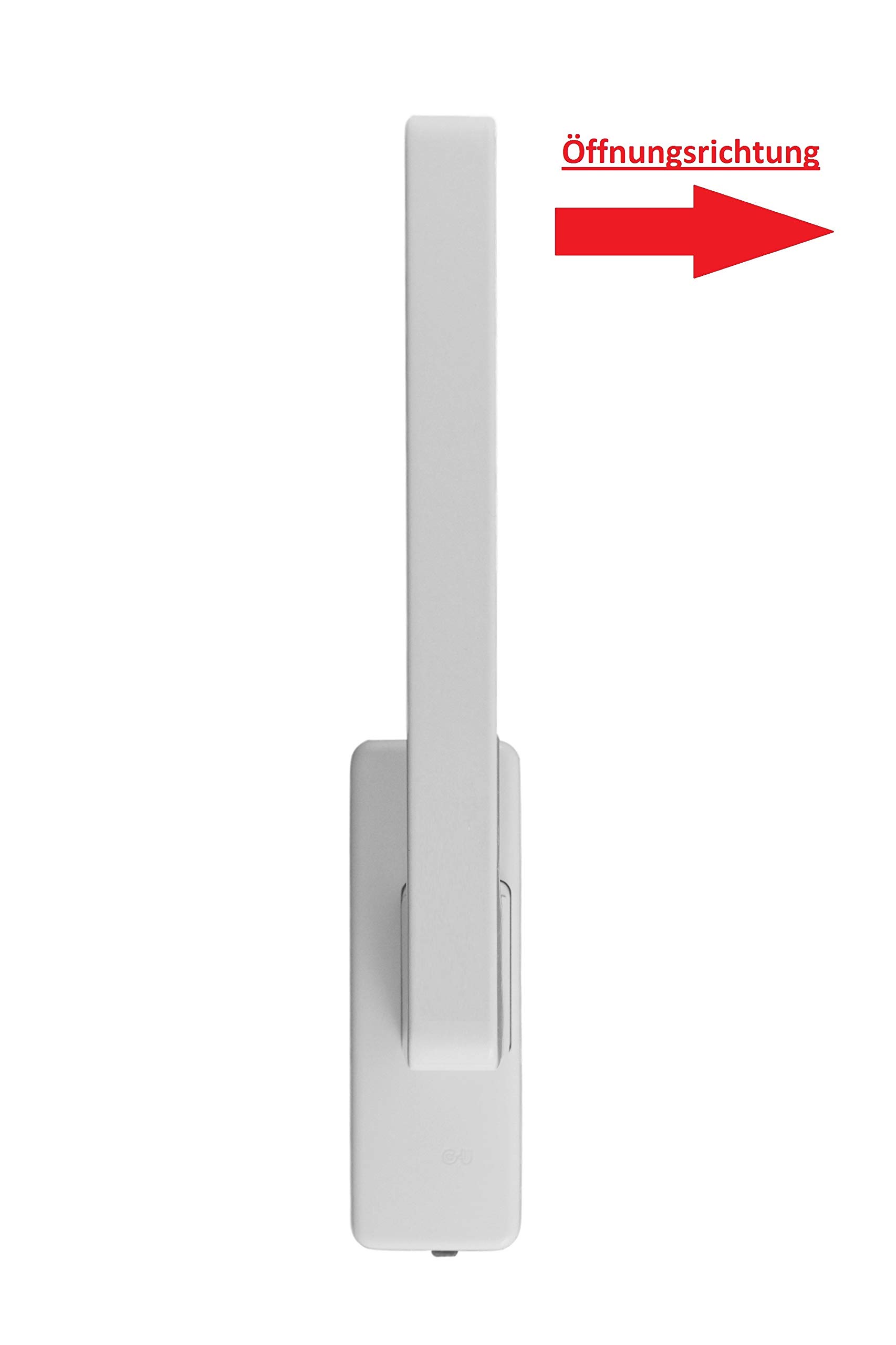 GU PSK Drehgriff DIRIGENT 966/976, 34225 oder auch 30152, DIN Links weiss mit Aussperrsicherung incl. SN-TEC Montageschlüssel und Montagematerial