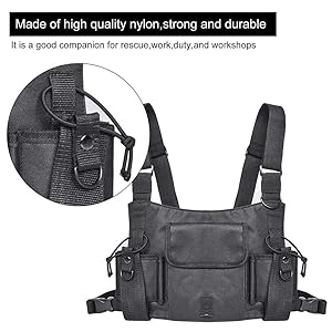 Amazon.co.jp: [Grokebo] チェストバッグ チェストリグ 調節可能