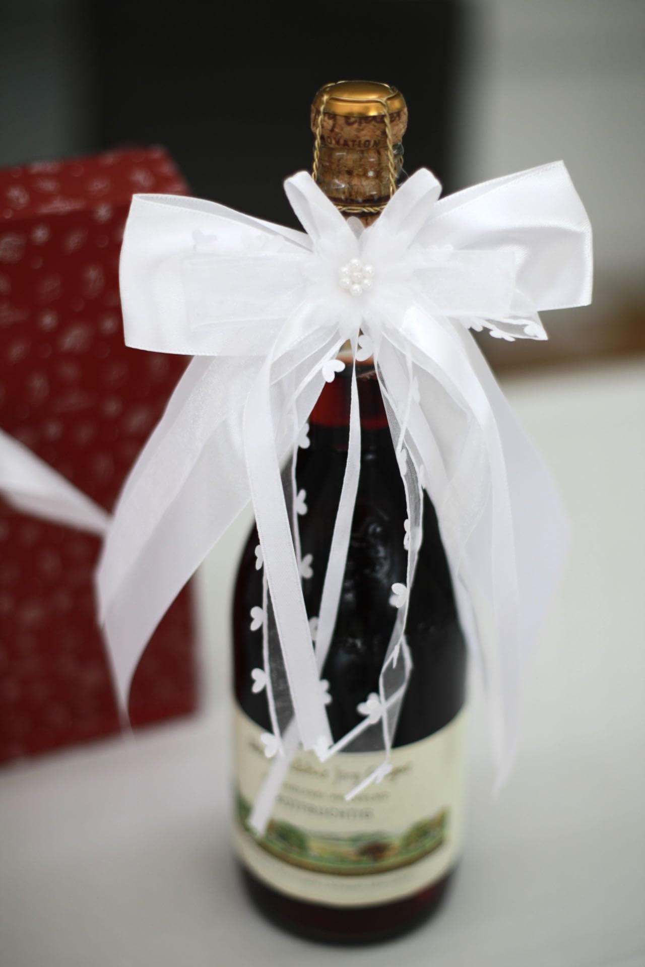 Miya 30 hochwertige Handgemacht Weiss Antenneschleifen mit Herzschleifen aus Satin, Auto Schleifen, Hochzeit Deko, Autoschmuck (5 cm Weiss)
