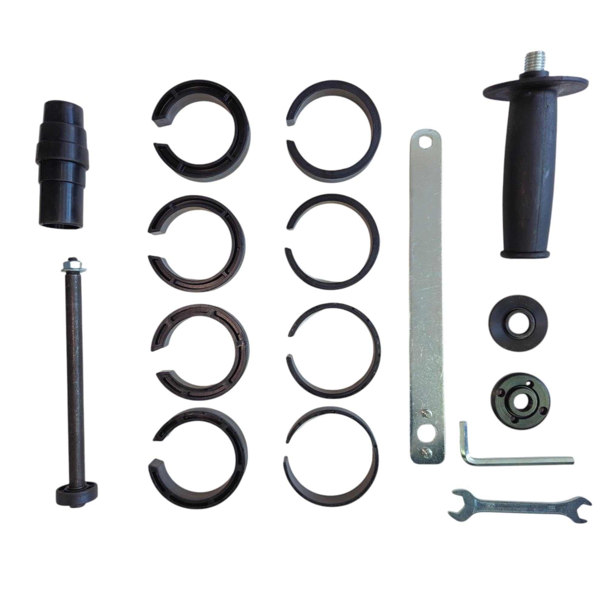Titan USSN117 – Campana de extracción universal para amoladora angular, 230 mm, perfecta para trabajos de lijado y separación, protección contra el polvo