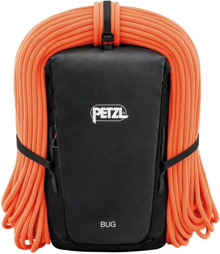 PETZL BUG Backpack - Backpack for Single-Day Multi-Pitch Climbing - Black