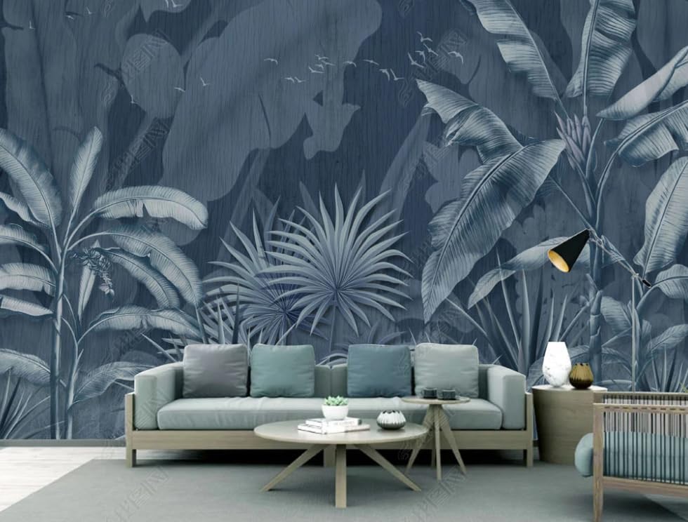 Papier peint intissé forêt végétale tropicale grand format poster géant mural - 2