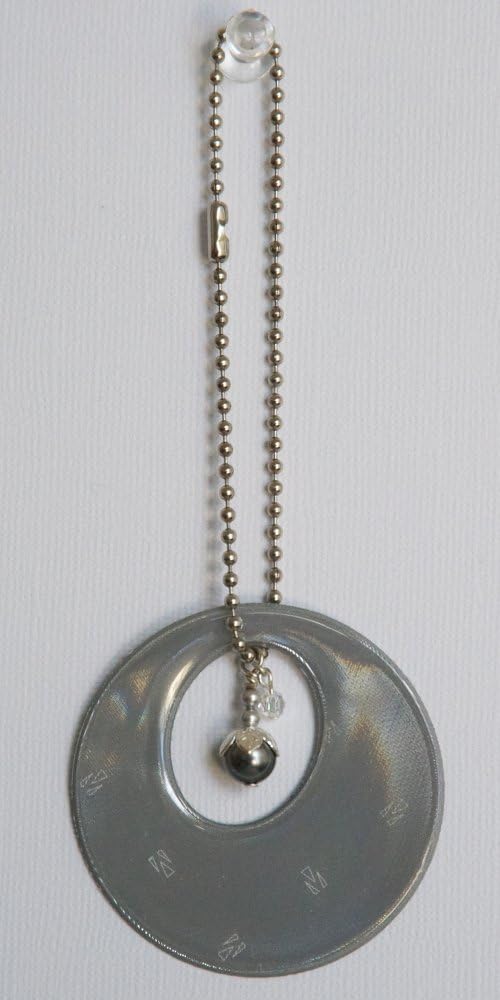 funflector Reflective Purse Charm - Justice - Silver