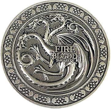 Belt Buckle Vintage House Targaryen Dragon Fire and Blood