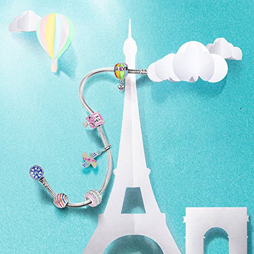 NINAQUEEN Arcobaleno Ciondolo Bead da donna