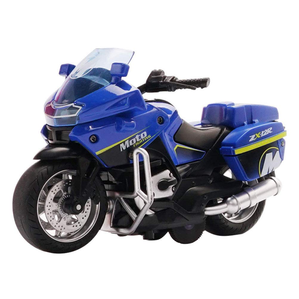TOYANDONA Jouets de moto électrique pour enfants avec sons et lumières, jouet à friction pour enfants à partir de 3 ans, fournitures de fête d'anniversaire et de Noël