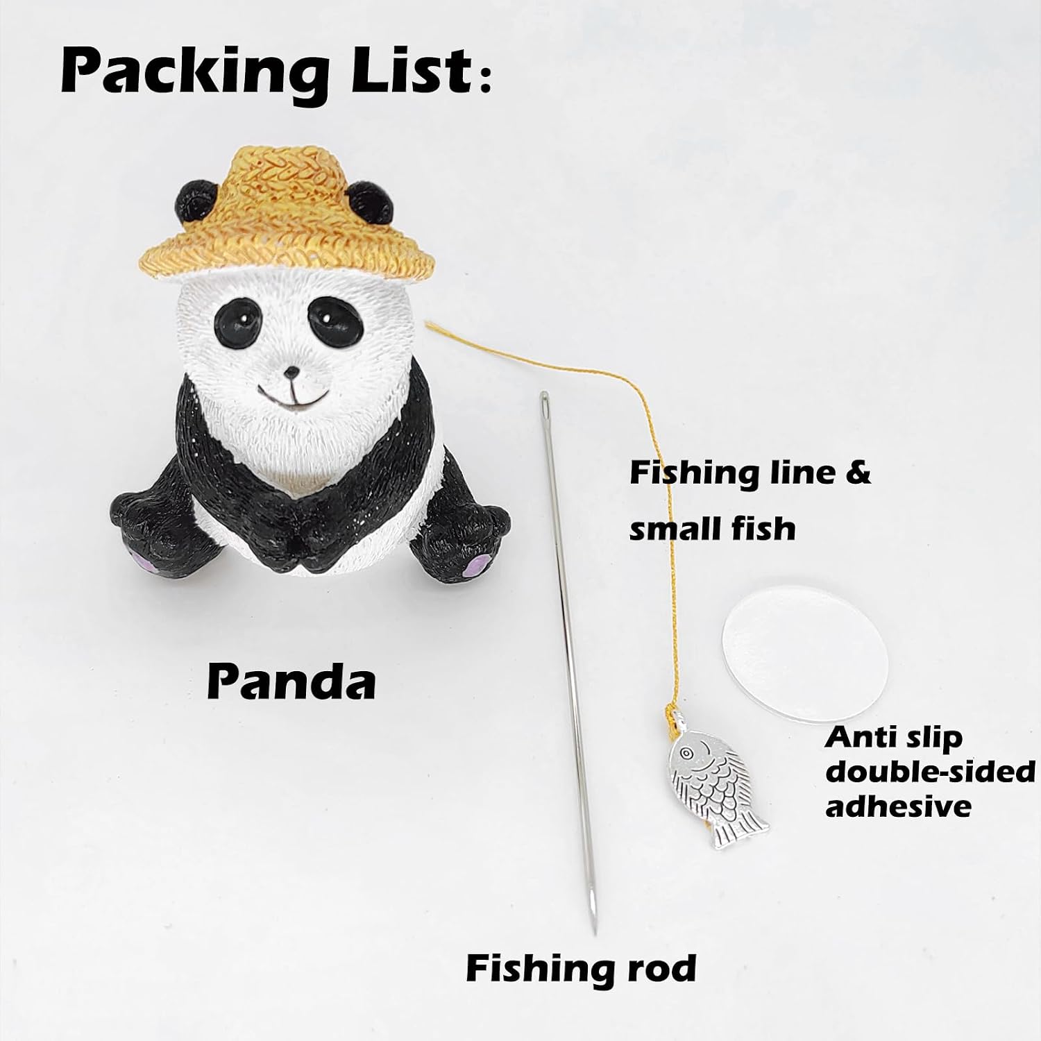 Cute Fishing Car Ornaments for Dashboard, Swinging Fish Car Dashboard Decor, Fun Car Decoration for Dash Car Accessories for Anglers, Home Garden Decor