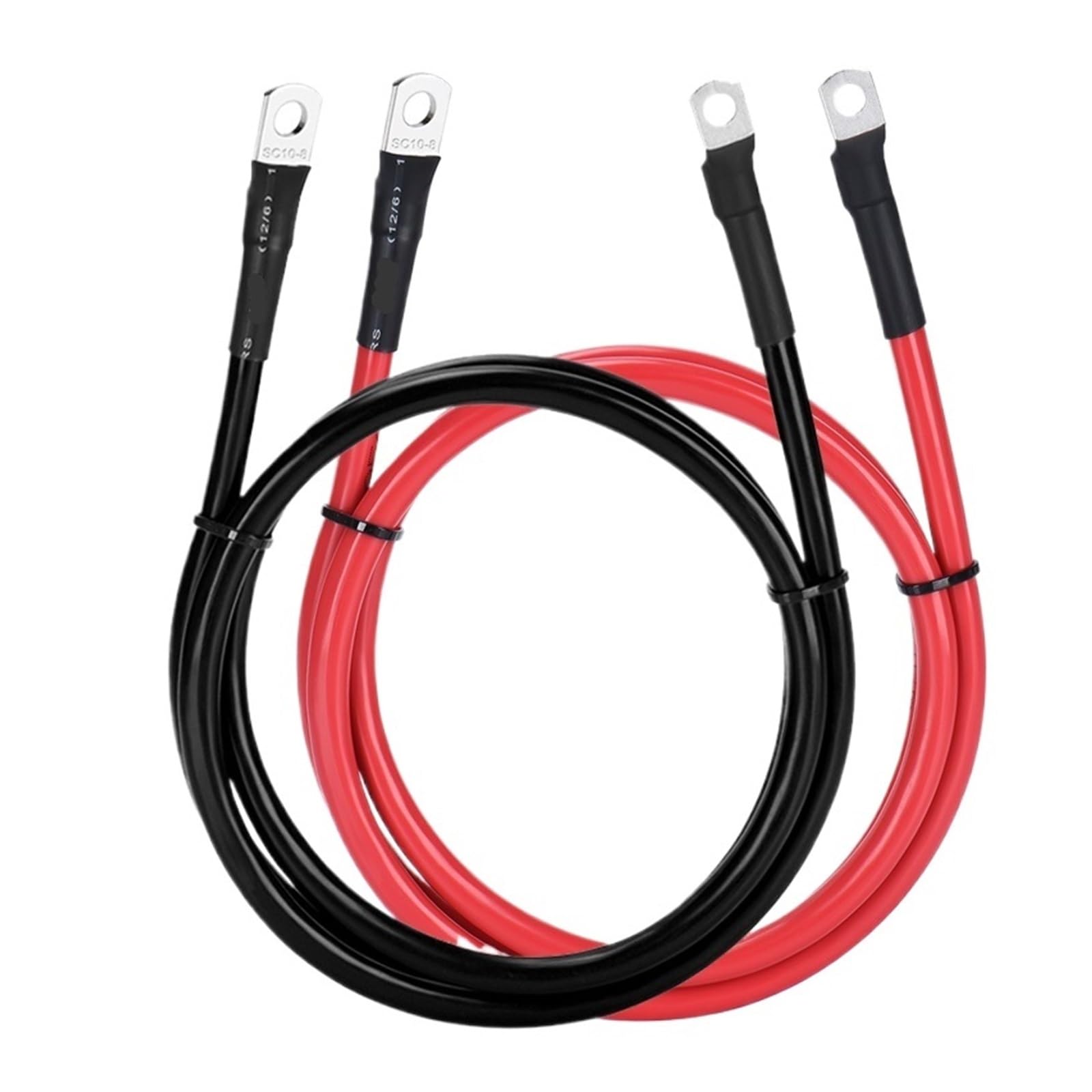 2-pinowy płaski kabel z drutu silikonowego — miękki drut miedziany cynowany do zastosowań LED i zewnętrznych, 81–600 V(R-B,200cm 6AWGx16square)
