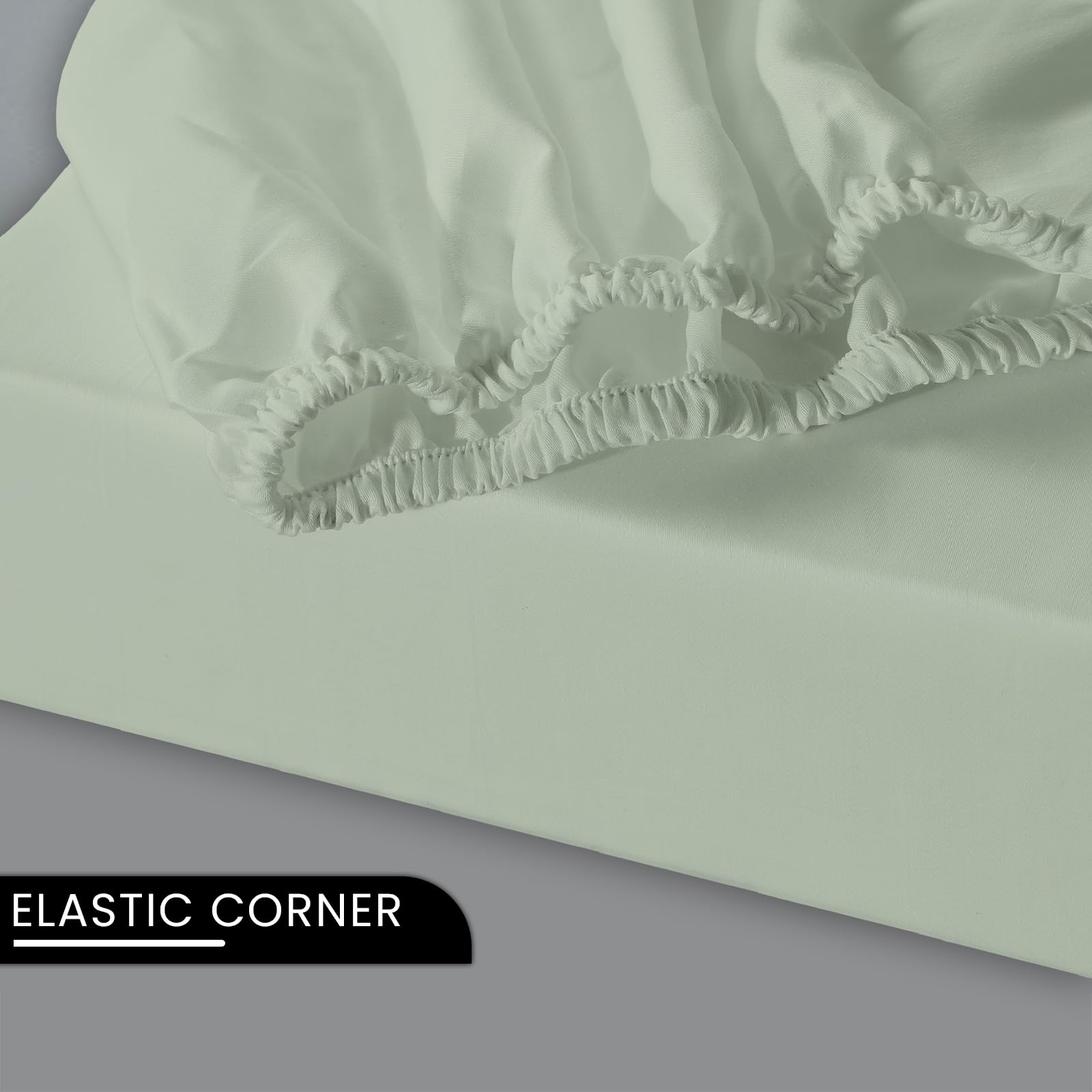 100% Brushed Cotton Soft Flannelette 30CM Fitted Sheets King size Thermal Soft Luxury Warm Flannel Extra Deep Cozy Bottom Bed Cover Kingsize - Image 3