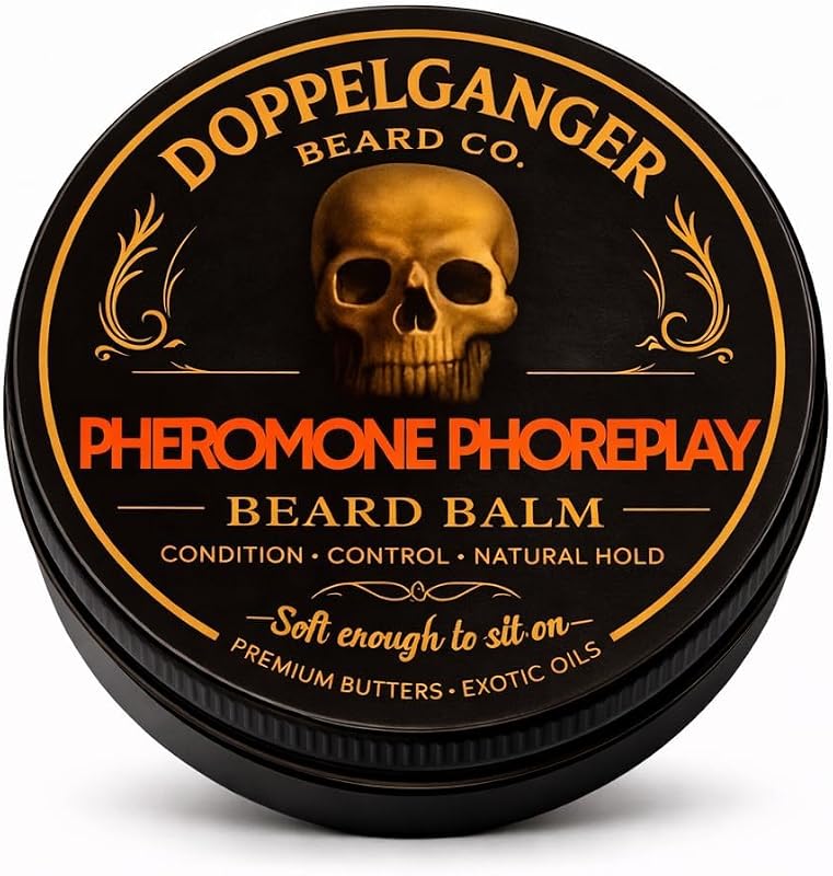 Bálsamo para Barba Doppelganger Beard Co com Fixação Média e Acabamento Não Oleoso, 57 g