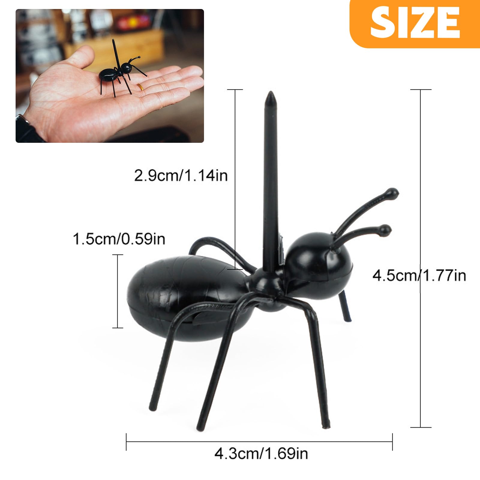 36PCS Ant Stuzzicadenti Frutta Dessert Forchetta Per Snack Cake Dessert