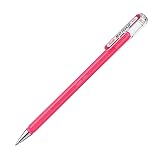 Pentel Hybrid MATTEHOP Gel Roller, 1.0mm, Matte Pink Ink, Box of 12 each (K110-VP) – view 4