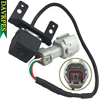 DAVRPES 95760-3S102 Rear View Backup Camera 5-Pin Reversing Parking Assist Camera for Hyundai Sonata 2010-2014 Replace#957603S102｜957603S100｜957603S101