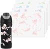 4 Sheets Bow Stickers Compatible with Urban Outfitters Owala 2432oz Tumbler, 4 Colors Cute Bow Decals Transfer Stickers with Scraper for Glass Cups for Owala Cups DIY Crafts Decor Gift
