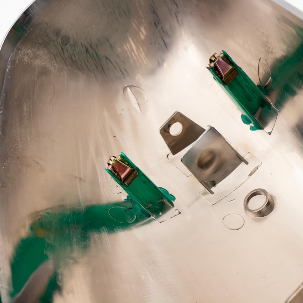 Replacement for Peterbilt 579 Door Mirror Cover Chrome One Pair Driver Side + Passenger Side LH+RH