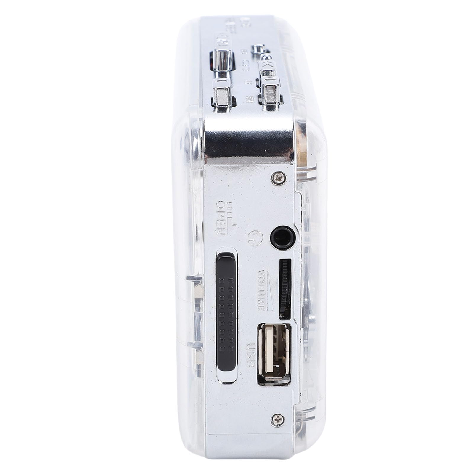 Dpofirs Odtwarzacz Kaset Magnetofonowych z Wyjściem USB i Głośnikiem