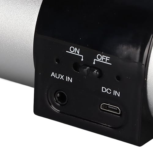 Miniatura 7 de Altavoz Bluetooth, 2 en 1 para tableta, soporte para teléfono para escritorio, altavoz estéreo portátil, controlador dual, recargable, elegante,