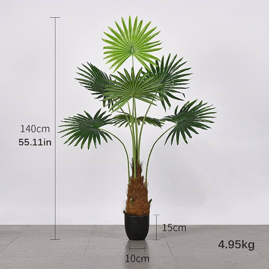 Amazon｜140 センチメートル/4.5 フィート人工木鉢植えヤシの木