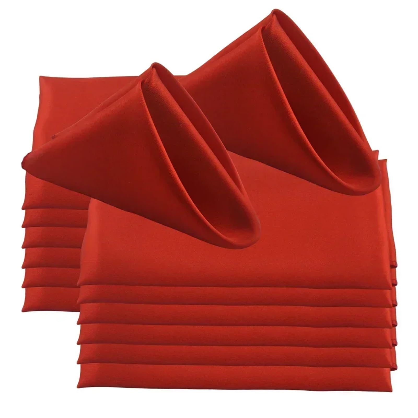 Cloth Napkins 60pcs 48x48cm 19inch Square Satin Napkins For Wedding Party Decors Soft Cloth Dinner Napkin Restaurant