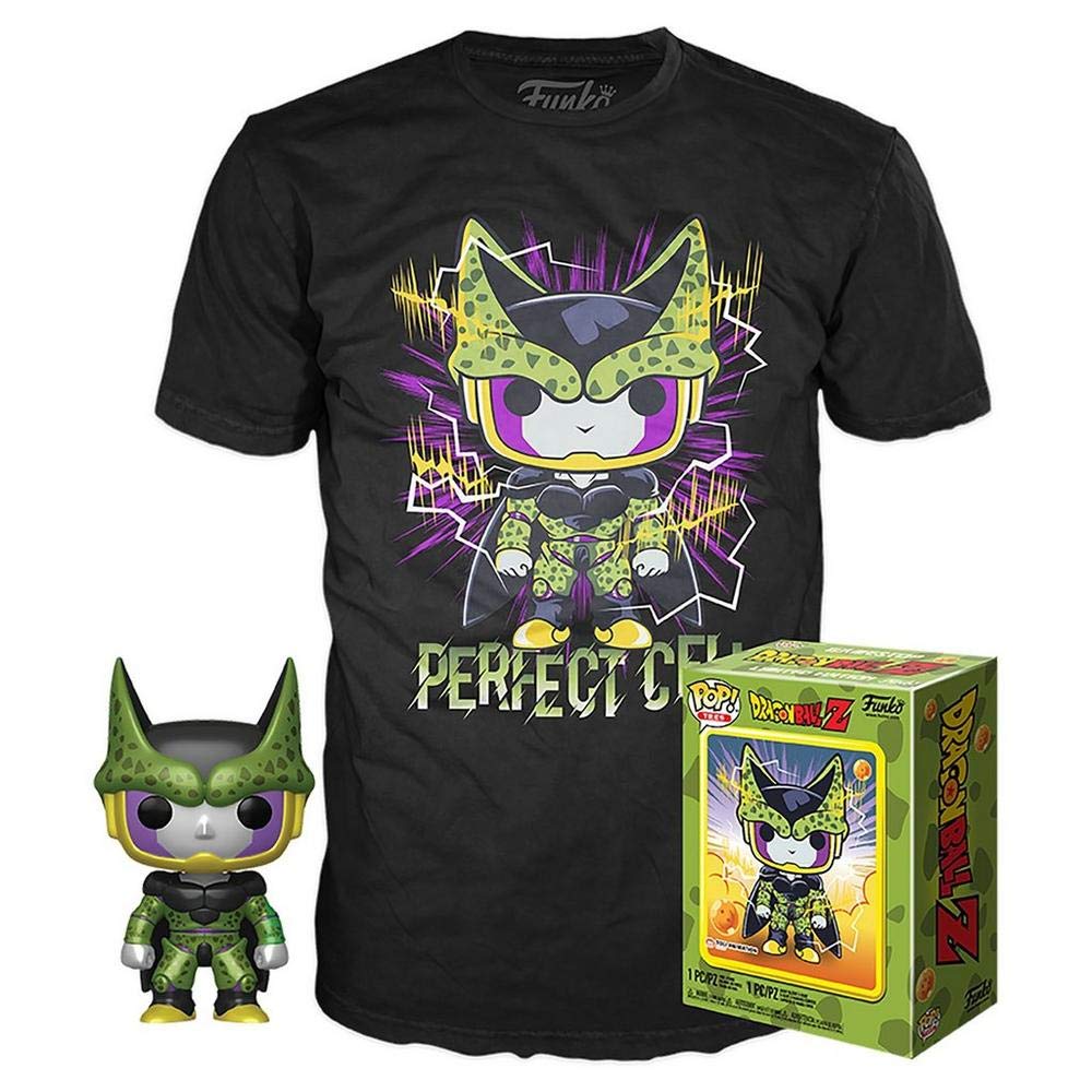 Funko Dragon Ball Z POP! and Tee Perfect Cell #13 and T-Shirt (X-Large) Black