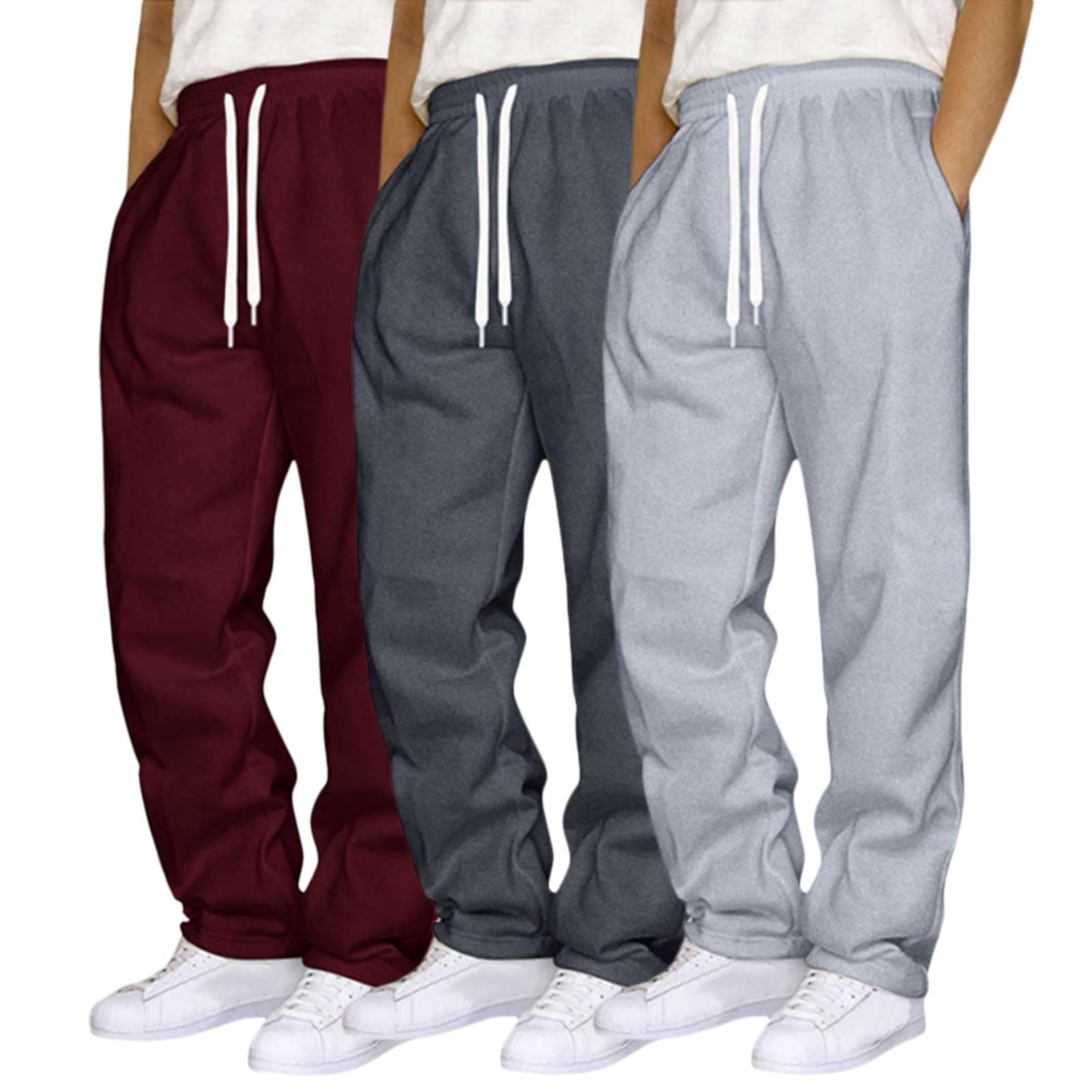 Pantalón Chandal Hombre Verano Pantalones Deportivos para Hombre con Bolsillos Pantalón Deportivo Pantalones De Chándal De Trabajo para Recuperado Jogger con Puños